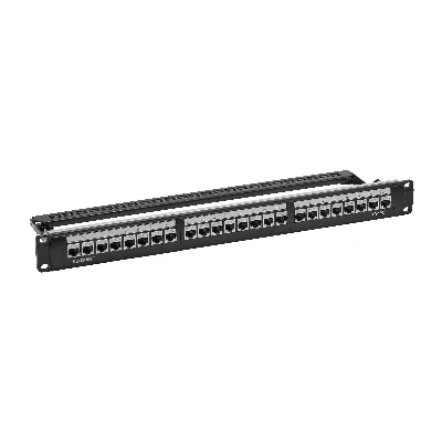 Патч-панель 191UCAT5E 24 модуля RJ45 экранированная DKC RN5PPF24