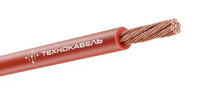 Провод силовой ПуГВнг(А)-LS 1х6 красный ТРТС Технокабель НПП 00-00149396