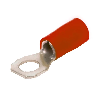 Наконечник кабельный НКИ 1.5-6 с изолированным фланцем красный (100шт) DKC 2A6P