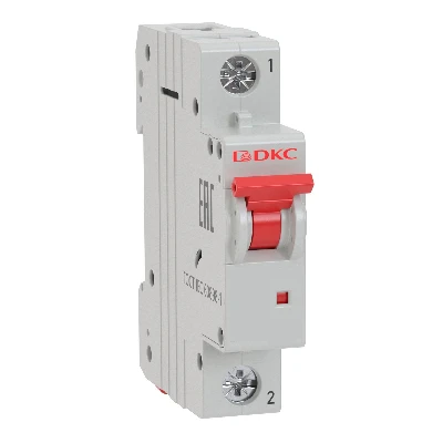 Выключатель автоматический модульный YON MD63 1P 63А C 6kA DKC MD63-1C63-6