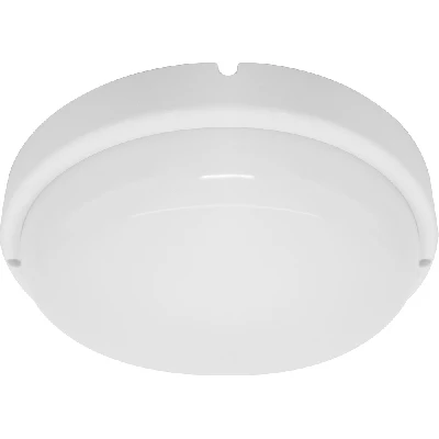 Светильник светодиодный ДБП-12w с оптико-акустическим датчиком 4000К 960Лм IP65 круглый белый FERON AL3008 41146