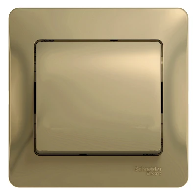 Выключатель одноклавишный, в сборе, схема 1, титан Systeme Electric GSL000412