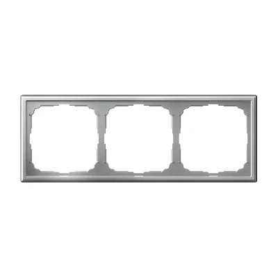 ARTGALLERY рамка 3-постовая, универсальная, алюминий Systeme Electric GAL000303