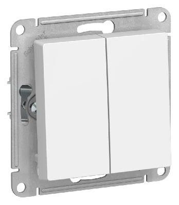 ATLASDESIGN 2-клавишный ВЫКЛЮЧАТЕЛЬ, сх.5, 10АХ, механизм, ЛОТОС Systeme Electric ATN001351