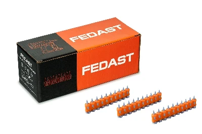 Гвозди 3.0x22 мм для монтажного пистолета с кованым наконечником Bullet point (1000 шт/уп) без газового баллона Fedast fd3022mgbp