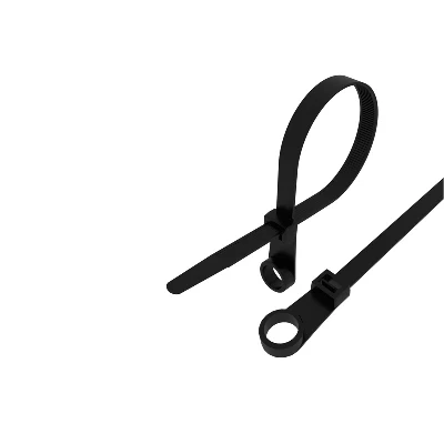 Хомут-стяжкa нейлоновая под винт 150x3,6 мм, черная, упаковка 100 шт, REXANT 07-0155