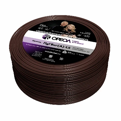 Провод силовой ПуГВнг(А)-LS 1х0,5коричневый ТРТС Ореол 00-00001008