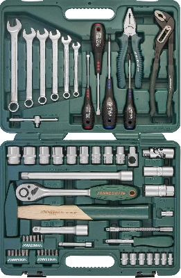 Набор инструмента универсальный 1/4'', 1/2''DR, 60 предметов Jonnesway S04H52460S 047566