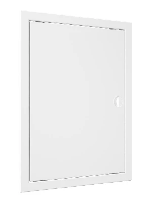 Люк-дверца ревизионный с ручкой, из ABS пластика 318х418 и с фланцем 296х396 EVECS Л3040Р 19029