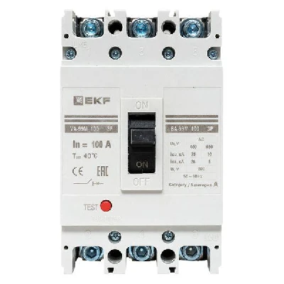 Выключатель автоматический ВА-99М/100 100А 3P 35кАPROxima EKF mccb99-100-100m