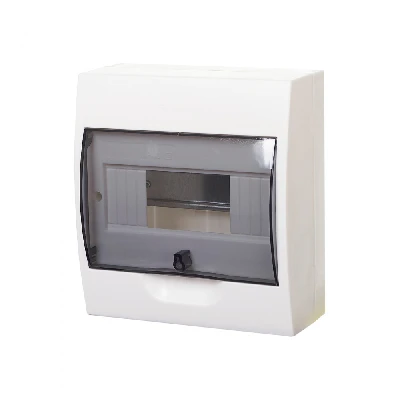 Щит распределительный навесной белый City9 (ЩРн-П-8) дверь прозрачная на 8 модулей IP40 Systeme Electric EZ9E108S2SRU