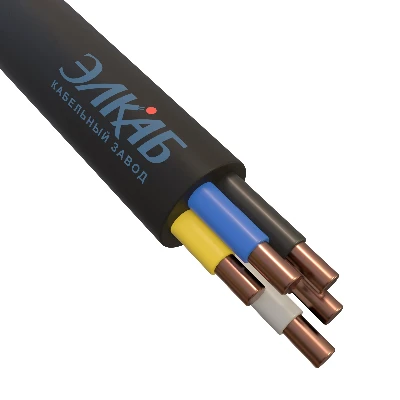 Кабель силовой ВВГнг(А)-LSLTx 5х6 ок (N,PE) - 0,66 кВ ТРТС Элкаб 13132