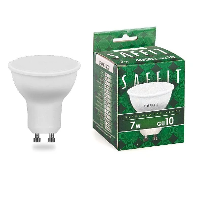 Лампа светодиодная LED 7вт 230в GU10 белый SAFFIT SBMR1607 55146