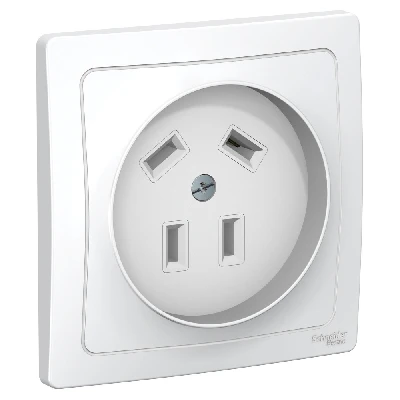 BLANCA скрытой установки розетка силовая 3р+n, 32а, 400в, белый Systeme Electric BLNSR003241