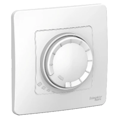 BLANCA скрытой установки светорегулятор (диммер) поворотно-нажимной 400вт, белый Systeme Electric BLNSS040011