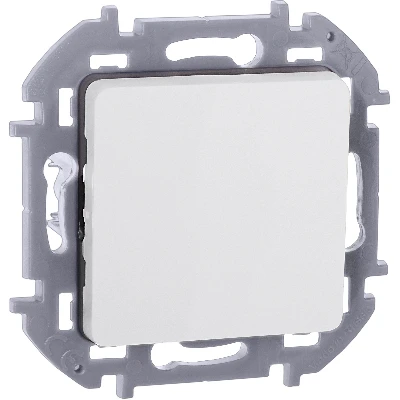 Выключатель одноклавишный INSPIRIA 10 AX 250 В~ белый Legrand 673600