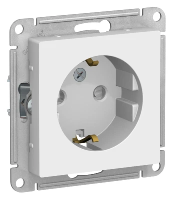 ATLASDESIGN РОЗЕТКА с заземлением со шторками, 16А, механизм, ЛОТОС Systeme Electric ATN001345