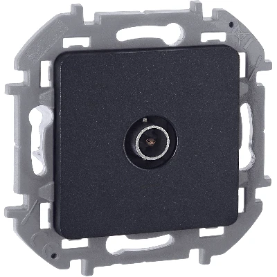 Розетка TV «звезда» 2 дБ 0 2400 мГц INSPIRIA антрацит Legrand 673853