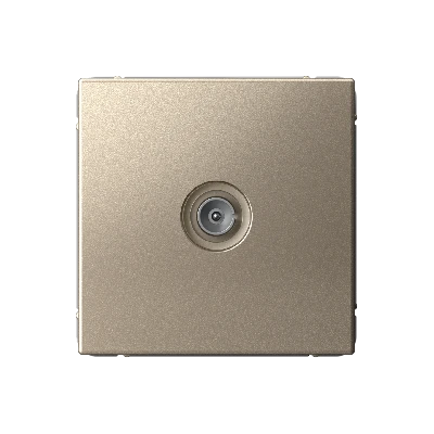 ARTGALLERY TV ТВ розетка проходная 4DB, механизм, шампань Systeme Electric GAL000592