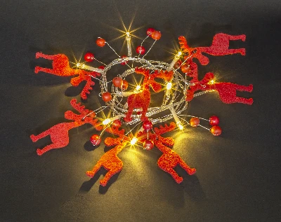 Гирлянда новогодняя светодиодная NGF-D014-10WW-2AA Navigator Group 80719 25421