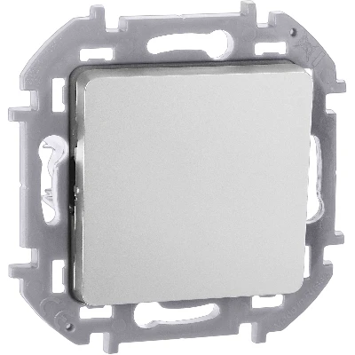 Переключатель одноклавишный INSPIRIA 10 AX 250 В~ алюминий Legrand 673652