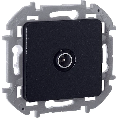 Розетка TV проходная 14 дБ 5 862 мГц INSPIRIA антрацит Legrand 673863