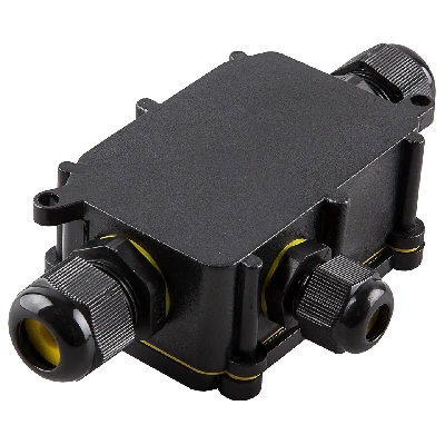 Коробка распределительная водонепроницаемая 3 выхода, с клеммой в комплекте, STEKKER LD523 49121