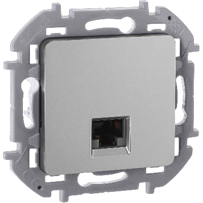 INSPIRIA розетка информационная RJ 45 категория 5e UTP  алюминий