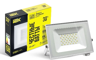 Прожектор светодиодный СДО 06-30 IP65 6500K белый IEK LPDO601-30-65-K01