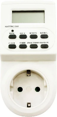 Розетка с таймером (недельная) электронная IP20 16А 3500W FERON ТМ22 23205