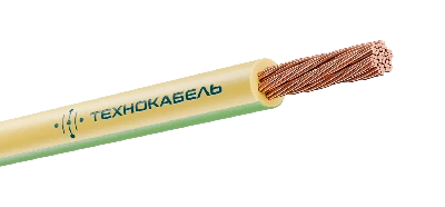 Провод силовой ПуГВнг(А)-LS 1х6 желто зеленый ТРТС Технокабель НПП 00-00149420