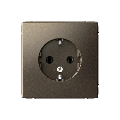 ARTGALLERY розетка с заземлением, 16А, механизм, мокко Systeme Electric GAL000643