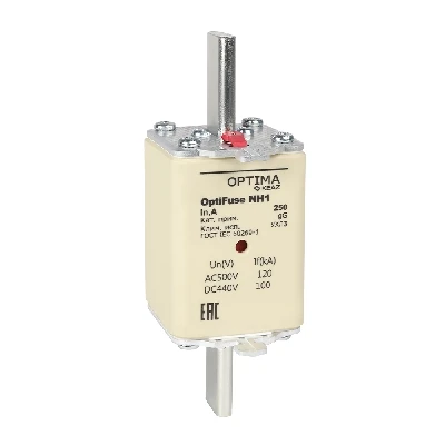 Вставка плавкая OptiFuse NH1-250-gG-УХЛ3 КЭАЗ 374947