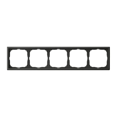 ARTGALLERY рамка 5-постовая, универсальная, базальт Systeme Electric GAL001405