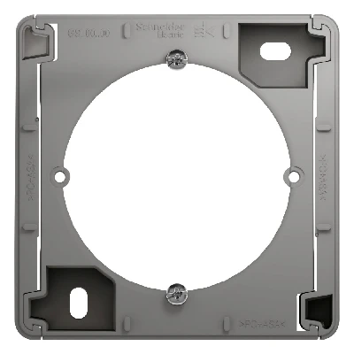 GLOSSA Коробка наружного монтажа алюминий Systeme Electric GSL000300