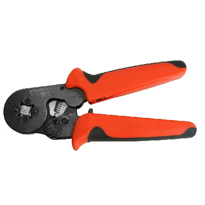 Кримпер для обжима втулочных наконечников d0,25-10мм красный STEKKER CTLS006-240 39353