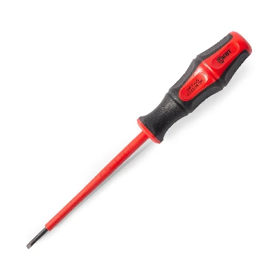 Отвертка диэлектрическая шлицевая 3х100 серия ПРОФИ КВТ 78608