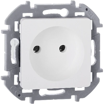 Розетка 2К 16 А 250 В~ INSPIRIA белый Legrand 673710