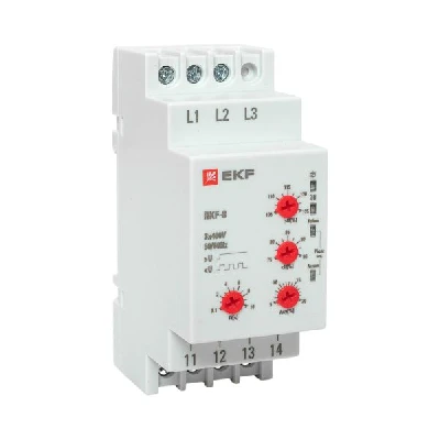Реле контроля фаз многофункциональное EKF RKF-8