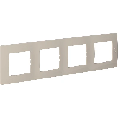 ETIKA Рамка 4 поста слоновая кость Legrand 672514