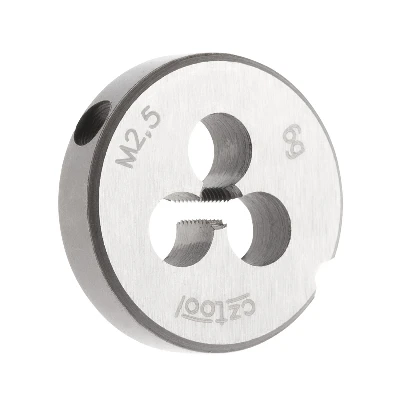 Плашка М 2,5х0,45 DINEN22568 115CrV3 6g 16х5мм (CzTool)