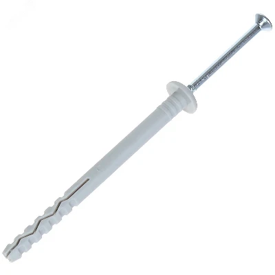 Дюбель-гвоздь 6х40 полипропилен гриб 150 шт Крепдил 9892900-150