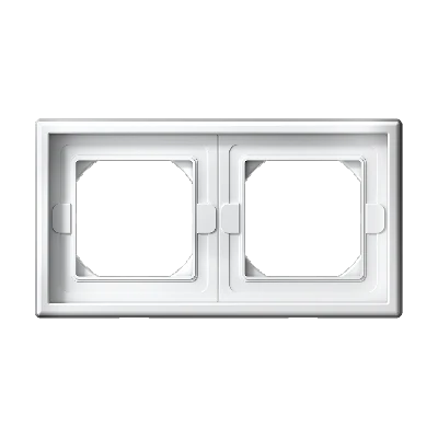 ARTGALLERY рамка 2-постовая IP44,  белый Systeme Electric GAL440102