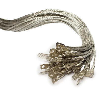 Проводник заземляющий  П-750 S=6 мм (с двумя      након.) ЗЭТАРУС zeta11230