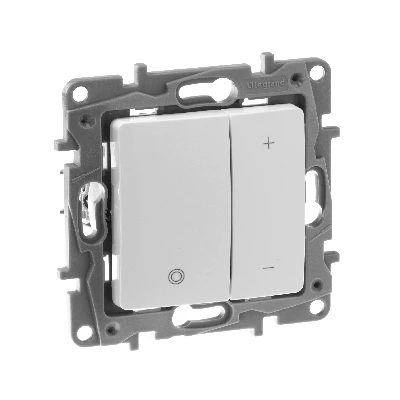 ETIKA Диммер нажимной 400Вт белый Legrand 672218