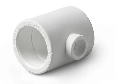 Тройник переходной 25 х 20 х 25 полипропиленовый PPR белый PRO AQUA PA14521P