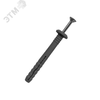 Дюбель-гвоздь 6х60 полипропилен гриб 100 шт Крепдил 4010051-100