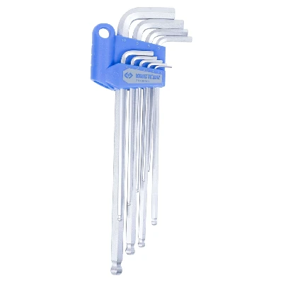 Набор Г-образных шестигранников 1,5-10 мм, с шаровым окончанием, 9 предметов King Tony 20109MR