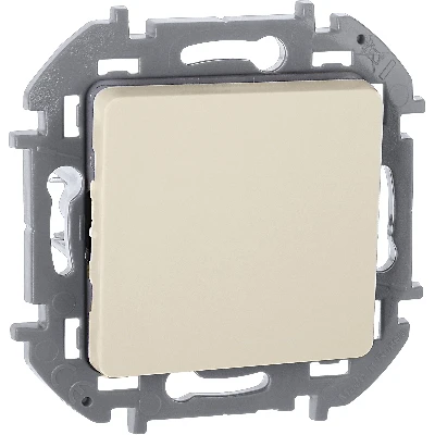 Выключатель одноклавишный INSPIRIA 10 AX 250 В~ слоновая кость Legrand 673601