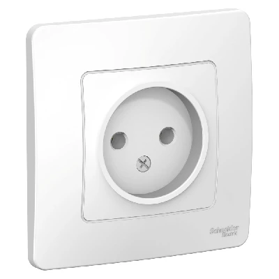 BLANCA скрытой установки розетка без заземления без шторок 16А, 250В, белый Systeme Electric BLNRS000011
